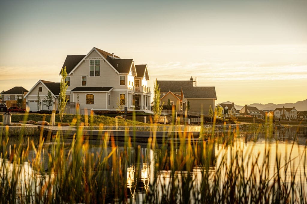 Daybreak home near water